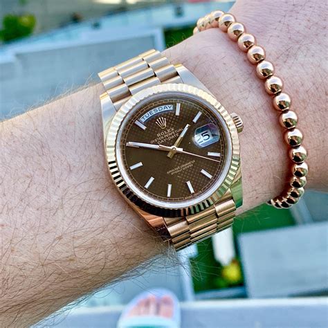 rose gold rolex day date